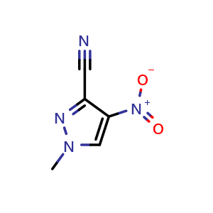 1-methyl-4-nitro-1H-pyrazole-3-carbonitrile