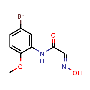 (E)-N-(5-bromo-2-methoxyphenyl)-2-(hydroxyimino)acetamide