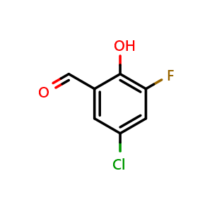 5-chloro-3-fluoro-2-hydroxybenzaldehyde