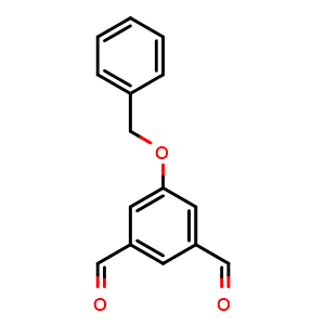 Chemical structure of 5-(benzyloxy)isophthalaldehyde , CAS 522609-24-1, AChemBlock V145328