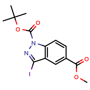 1-(tert-butyl) 5-methyl 3-iodo-1H-indazole-1,5-dicarboxylate