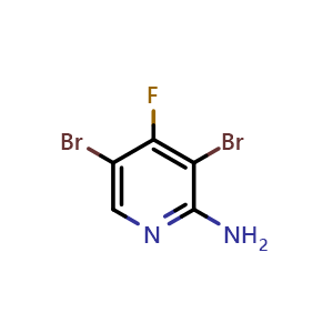 3,5-dibromo-4-fluoropyridin-2-amine