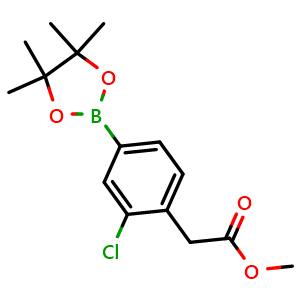 methyl 2-(2-chloro-4-(4,4,5,5-tetramethyl-1,3,2-dioxaborolan-2-yl)phenyl)acetate
