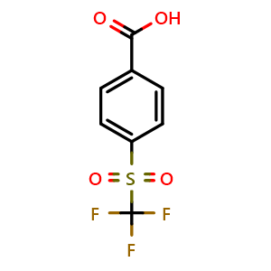 4-((trifluoromethyl)sulfonyl)benzoic acid