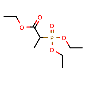 Chemical structure of Triethyl 2-Phosphonopropionate , CAS 3699-66-9, AChemBlock V145793