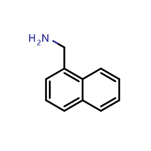 Chemical structure of 1-Naphthylmethylamine , CAS 118-31-0, AChemBlock V145798