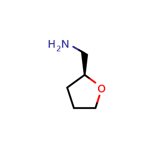 Chemical structure of (S)-(+)-Tetrahydrofurfurylamine , CAS 7175-81-7, AChemBlock V145808