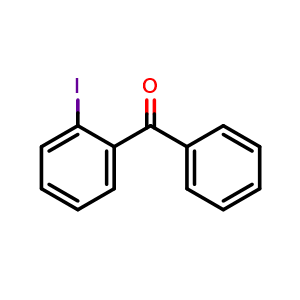 Chemical structure of 2-Iodobenzophenone , CAS 25187-00-2, AChemBlock V145841