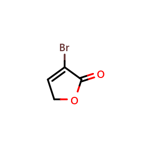 Chemical structure of 3-Bromofuran-2(5H)-one , CAS 76311-89-2, AChemBlock V145856