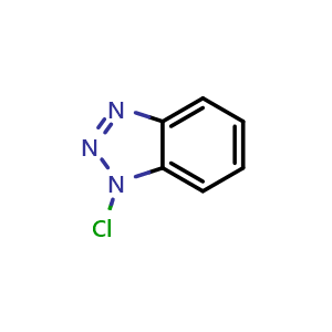 Chemical structure of 1-Chlorobenzotriazole , CAS 21050-95-3, AChemBlock V145876