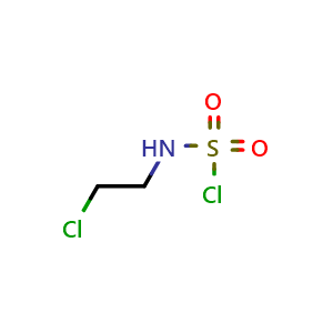 Chemical structure of (2-Chloroethyl)sulfamoyl Chloride , CAS 53627-11-5, AChemBlock V145879