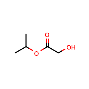 Chemical structure of Isopropyl Glycolate , CAS 623-61-0, AChemBlock V145941