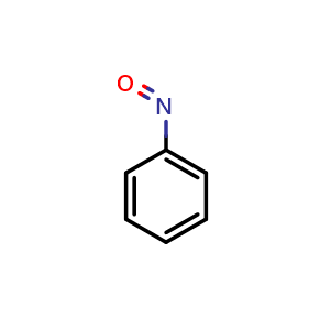 Chemical structure of Nitrosobenzene , CAS 586-96-9, AChemBlock V146065
