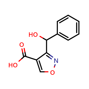 3-[Hydroxy(phenyl)methyl]isoxazole-4-carboxylic Acid