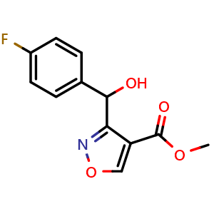 Methyl 3-[(4-Fluorophenyl)(hydroxy)methyl]isoxazole-4-carboxylate