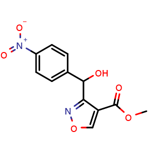 Methyl 3-[Hydroxy(4-nitrophenyl)methyl]isoxazole-4-carboxylate