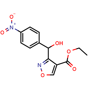 Ethyl 3-[Hydroxy(4-nitrophenyl)methyl]isoxazole-4-carboxylate