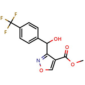 Methyl 3-[Hydroxy[4-(trifluoromethyl)phenyl]methyl]isoxazole-4-carboxylate