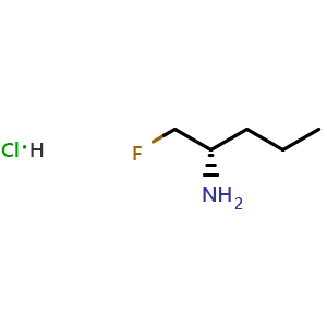 (S)-1-Fluoro-2-pentanamine Hydrochloride