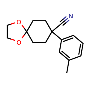 8-(3-Methylphenyl)-1,4-dioxaspiro[4.5]decane-8-carbonitrile