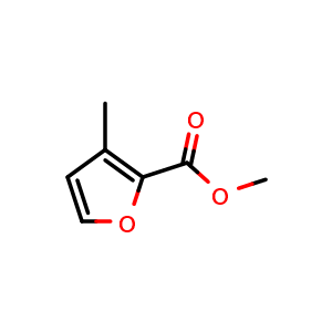 Chemical structure of Methyl 3-Methyl-2-furancarboxylate , CAS 6141-57-7, AChemBlock V146215
