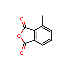 Chemical structure of 3-Methylphthalic Anhydride , CAS 4792-30-7, AChemBlock V146219