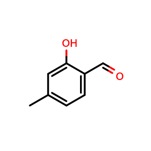 Chemical structure of 4-Methylsalicylaldehyde , CAS 698-27-1, AChemBlock V146225