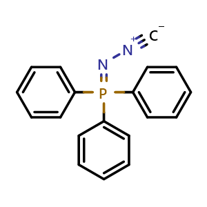 Chemical structure of (Isocyanoimino)triphenylphosphorane , CAS 73789-56-7, AChemBlock V146235