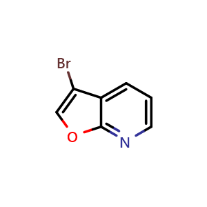Chemical structure of 3-Bromofuro[2,3-b]pyridine , CAS 92404-58-5, AChemBlock V146280