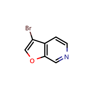 Chemical structure of 3-Bromofuro[2,3-c]pyridine , CAS 92404-66-5, AChemBlock V146281
