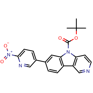 5-Boc-7-(6-nitro-3-pyridyl)-5H-pyrido[4,3-b]indole