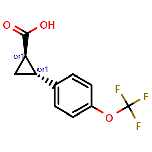 trans-2-[4-(Trifluoromethoxy)phenyl]cyclopropanecarboxylic Acid