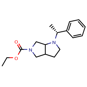 Ethyl 1-[(R)-1-Phenylethyl]hexahydropyrrolo[3,4-b]pyrrole-5(1H)-carboxylate