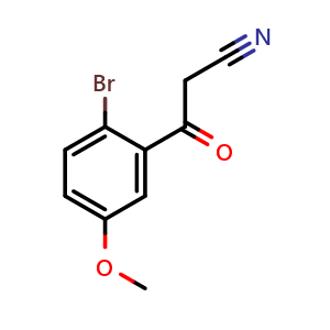 3-(2-Bromo-5-methoxyphenyl)-3-oxopropanenitrile
