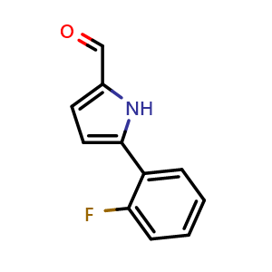 5-(2-Fluorophenyl)-1H-pyrrole-2-carbaldehyde