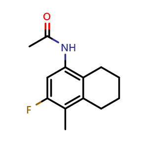 N-(3-Fluoro-4-methyl-5,6,7,8-tetrahydro-1-naphthyl)acetamide