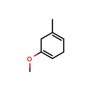 Chemical structure of 1-Methoxy-5-methyl-1,4-cyclohexadiene , CAS 13697-84-2, AChemBlock V146676