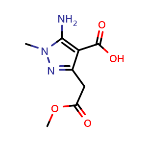 5-Amino-3-(2-methoxy-2-oxoethyl)-1-methyl-1H-pyrazole-4-carboxylic Acid