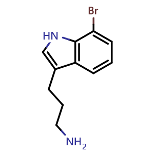 3-(7-Bromo-3-indolyl)-1-propanamine
