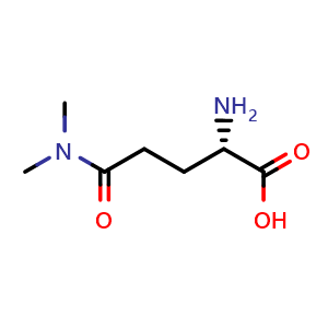 Chemical structure of 2-Amino-5-(dimethylamino)-5-oxopentanoic Acid , CAS 21432-98-4, AChemBlock V146883
