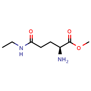 Chemical structure of Methyl 2-Amino-5-(ethylamino)-5-oxopentanoate , CAS 1000788-95-3, AChemBlock V146885