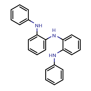 Chemical structure of Bis(2-phenylaminophenyl)amine , CAS 2740466-07-1, AChemBlock V146934