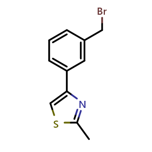 4-[3-(Bromomethyl)phenyl]-2-methylthiazole