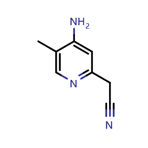 2-(4-Amino-5-methyl-2-pyridyl)acetonitrile