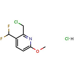 2-(Chloromethyl)-3-(difluoromethyl)-6-methoxypyridine Hydrochloride