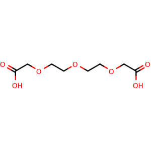 Chemical structure of 3,6,9-Trioxaundecanedioic Acid , CAS 13887-98-4, AChemBlock V147015