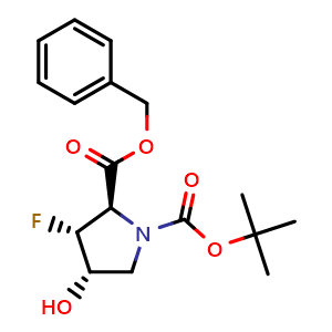 Benzyl (2R,3R,4S)-1-Boc-3-fluoro-4-hydroxypyrrolidine-2-carboxylate