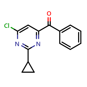 (6-Chloro-2-cyclopropyl-4-pyrimidinyl)(phenyl)methanone