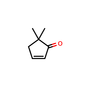 Chemical structure of 5,5-Dimethyl-2-cyclopentenone , CAS 17197-84-1, AChemBlock V147101