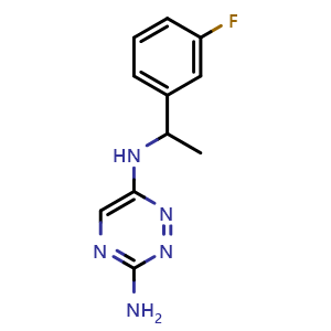 N6-[1-(3-Pyridyl)ethyl]-1,2,4-triazine-3,6-diamine